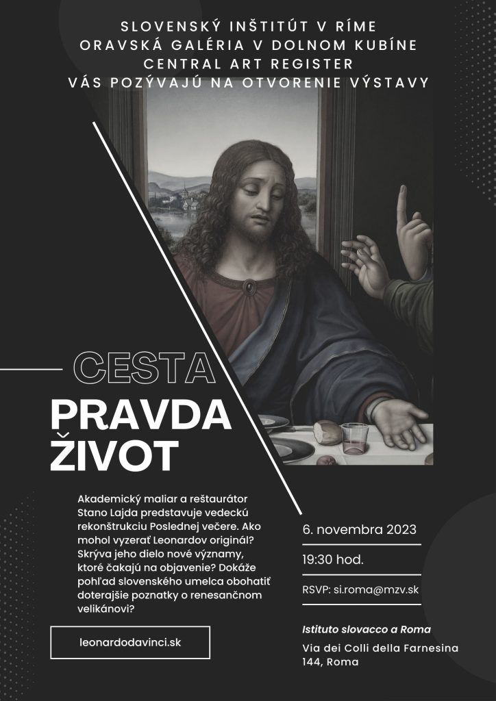 posledná večera v ríme, stano lajda, leonardo da vinci